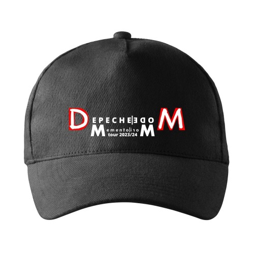 Czapka z daszkiem unisex - Depeche Mode DM Memento Mori, regulowana, World Tour 2023 / 2024 - kolor czarny, Bejsbolówka, BASEBALL HAT CAP