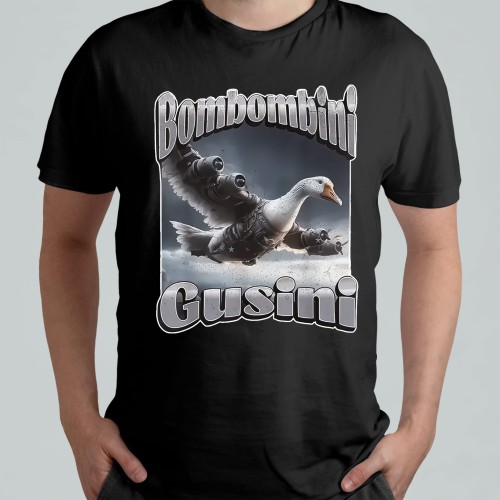 dziecięca koszulka - Bombombini Gusini t-shirt Brainort viral meme mem