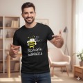 męska koszulka - bzyk**** odmładza - śmieszny nadruk t-shirt