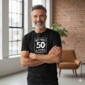 Męska koszulka - boski 50 prezent na urodziny dla niego.