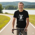 męska koszulka - życie jest jak jazda na rowerze, żeby utrzymać równowagę musisz być cały czas w ruchu.jpg
