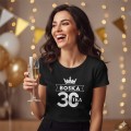 Damska koszulka - boska 30 t-shirt na urodziny dla niej