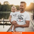zestaw body niemowlęce + męska koszulka - najlepszy tata i córka pod słońcem.