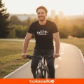 Męska koszulka dla Rowerzysty - Ewolucja rower 05.