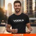 męska koszulka - vodka connecting people.