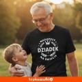 Męska koszulka - Najlepszy dziadek na całym świecie - prezent urodziny, dzień dziadka.