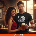 Męska koszulka - Piwo tylko zimne kobiety tylko gorące.