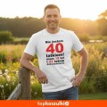 Męska koszulka - Nie jestem 40 latkiem, mam 18 lat i 22 letnie doświadczenie.