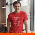 męska koszulka - learn polish - it's nothing hard.