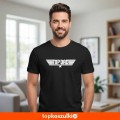 Męska koszulka - Top dad 02 jak Top Gun dla taty.