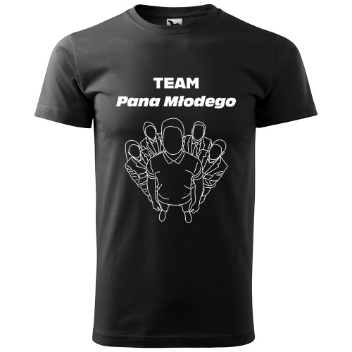 męska koszulka -Team Pana Młodego 1