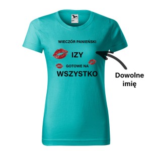 Damska koszulka Gotowe na wszystko Wieczór panieński