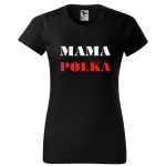 Damska koszulka Patriotyczna Mama Polka