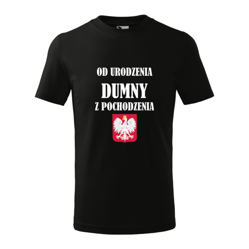 dziecięca koszulka od urodzenia dumny z pochodzenia