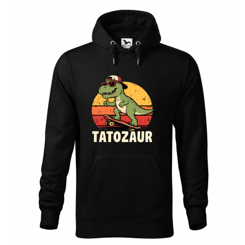 Tatozaur - Męska Bluza z Kapturem - Dzień Chłopaka