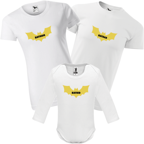 BatFamily - Zestaw Body Dziecięce, Koszulka Damska, Koszulka Męska - Prezent