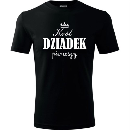 Męska koszulka - Król dziadek pierwszy