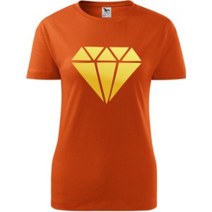 Damska koszulka - DIAMENT ZŁOTY