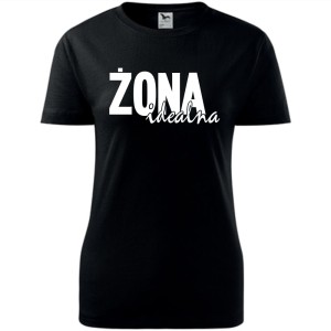 Damska koszulka - Żona idealna