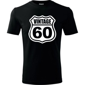 Męska koszulka - vintage 60