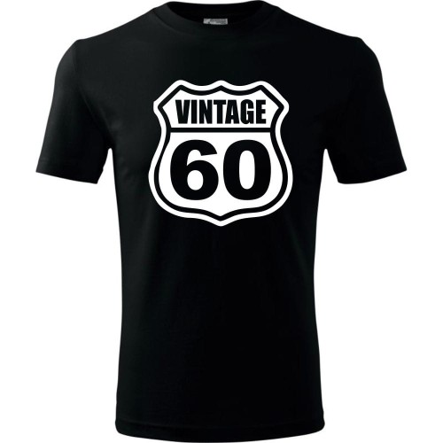 Męska koszulka - vintage 60