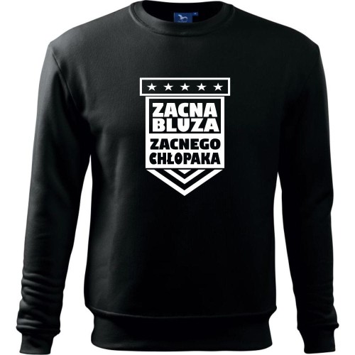 Super Męska bluza klasyczna -  Zacna bluza, zacnego chłopaka