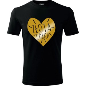 Dziecięca koszulka - złota córka