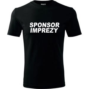 Męska koszulka - Sponsor imprezy