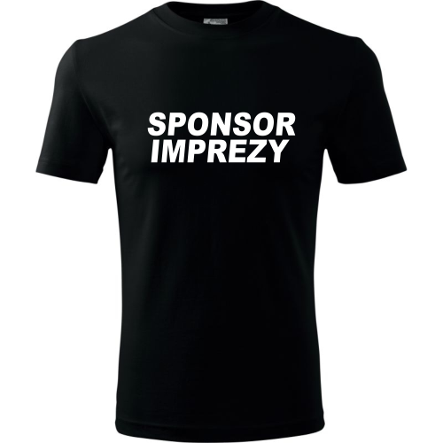 Męska koszulka - Sponsor imprezy