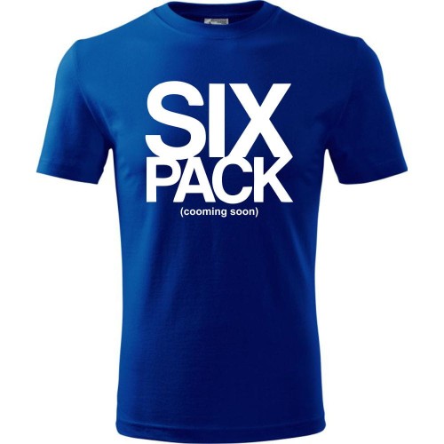 Męska koszulka Sportowa - Six pack