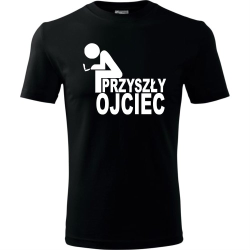 Męska koszulka - Przyszły ojciec