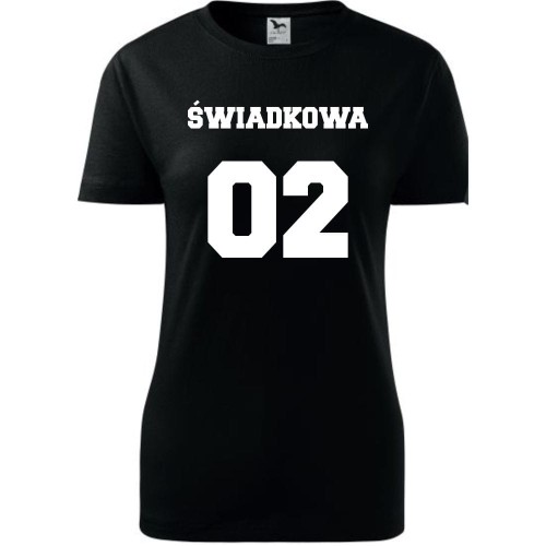 Damska koszulka taliowana - Team młodej Świadkowa