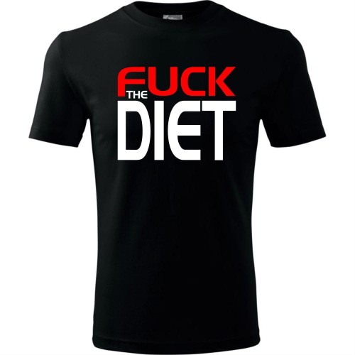 Męska koszulka - Fuck the diet