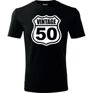 Męska koszulka - vintage 50