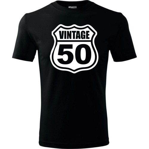 Męska koszulka - vintage 50
