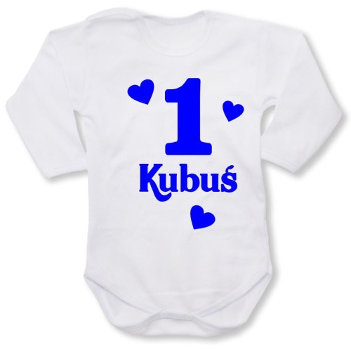 Dziecięce body z dł. rękawem - body 01 imię