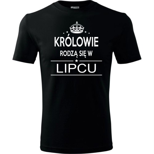 Męska koszulka - Królowie rodzą się w lipcu 02