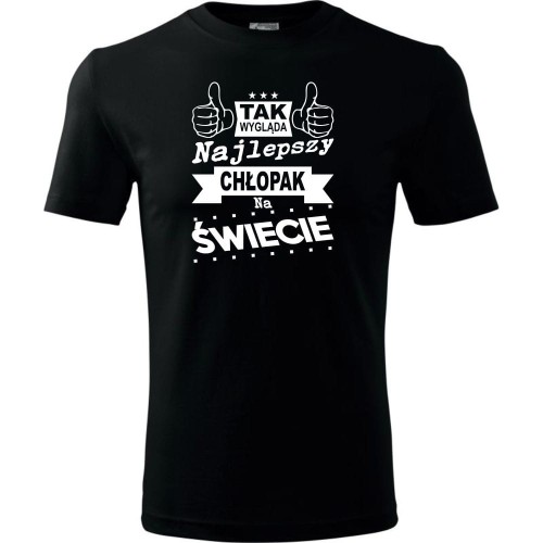 Męska koszulka - Tak wygląda najlepszy Chłopak