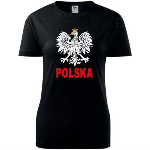 Damska koszulka taliowana - Polska 03