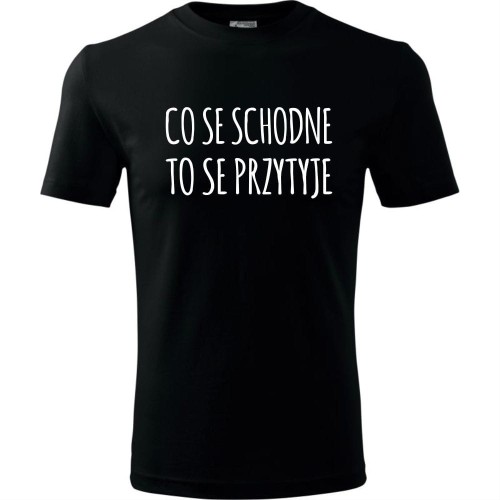 Męska koszulka - Co se schodne to se przytyje
