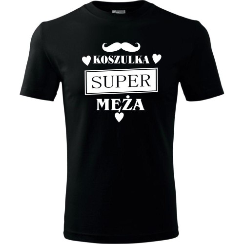 Męska koszulka - Koszulka super męża