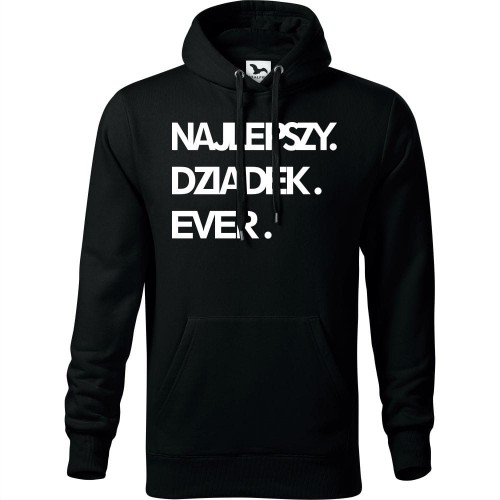 Męska bluza z kapturem  - Najlepszy dziadek ever