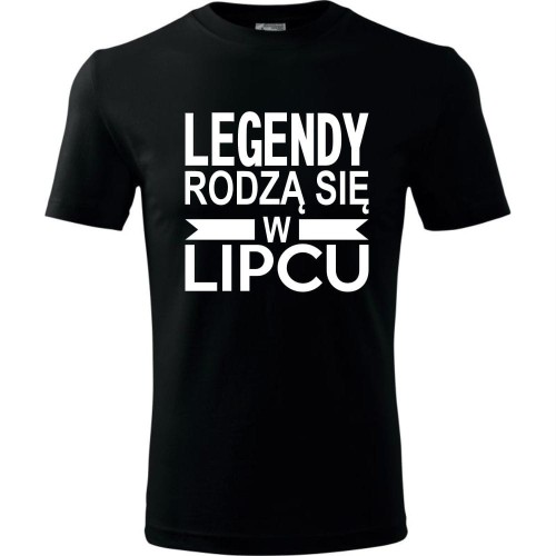 Męska koszulka - Legendy rodzą się w lipcu