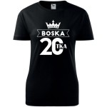 Damska koszulka - boska 20 - prezent na urodziny