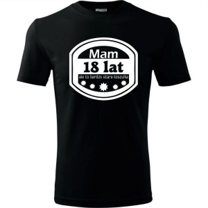 Męska koszulka - mam 18 lat, ale to bardzo stara koszulka