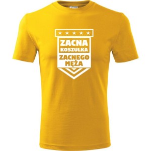 Męska koszulka - Zacna koszulka, zacnego męża