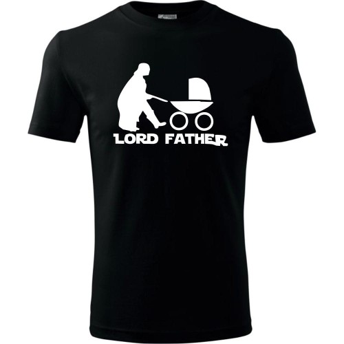 Męska koszulka - Lord father - na prezent dla Taty dzień Ojca urodziny