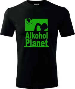 Męska koszulka - Alkohol planet