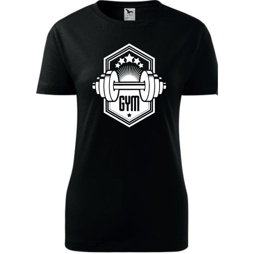 Damska koszulka taliowana Sportowa - Gym 02
