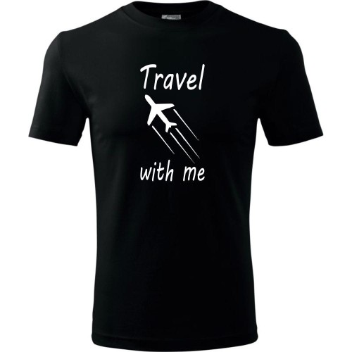 Męska koszulka Turystyczna - Travel with me